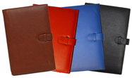 Multi-color soft leather journals