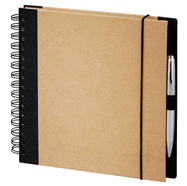 Wirebound square note taker